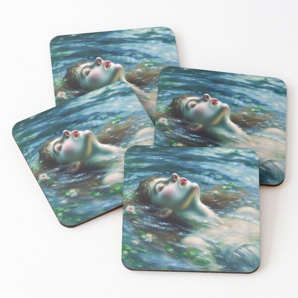 Item preview, dreamy drowning artwork designed and sold by WindInMay.