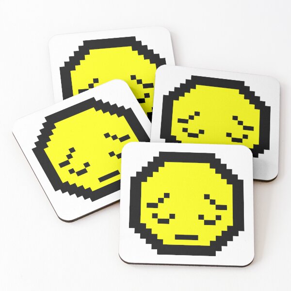 Item preview, Sad face pixel art designed and sold by Polux Design.