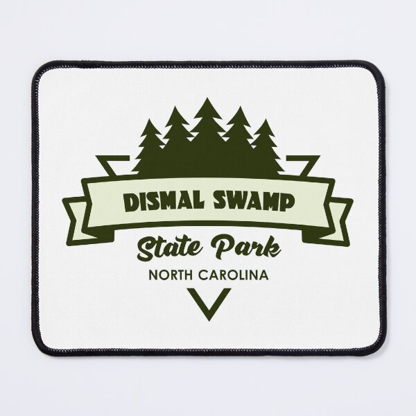 Item preview, Dismal Swamp State Park North Carolina Trees And Ribbon designed and sold by bivenart.