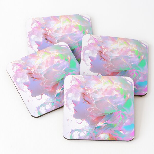Item preview, Ethereal Pastel Fantasy Anime Girl designed and sold by bubblegoth.