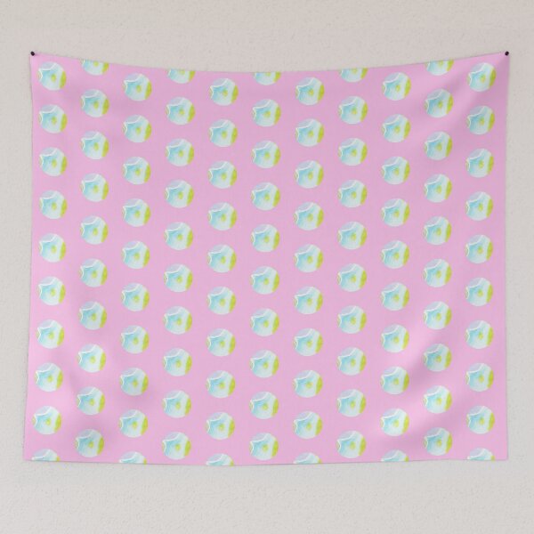 Item preview, Artistic watercolor pink blue green circle pattern | Eccentric style pink blue paint dots pattenr designed and sold by lausn.