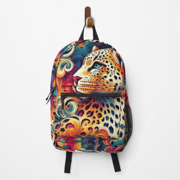 Item preview, Vanila Cheetah tie dye abstract wave animal print designed and sold by JediKittenWars.