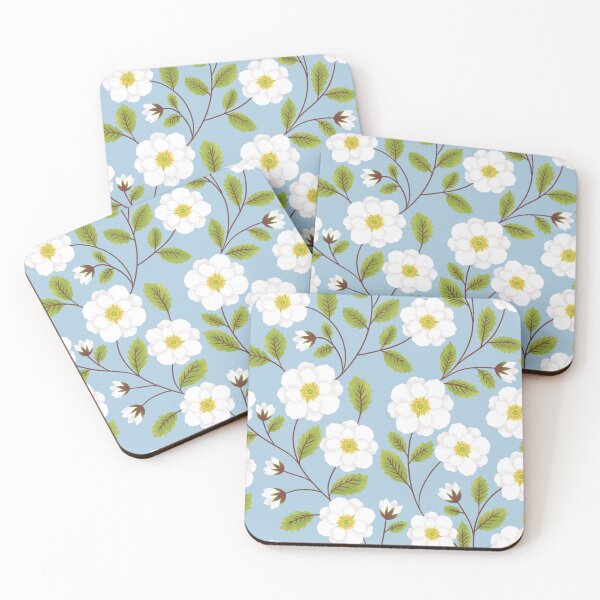 Item preview, Mountain Avens Floral Pattern designed and sold by meghanmarie.