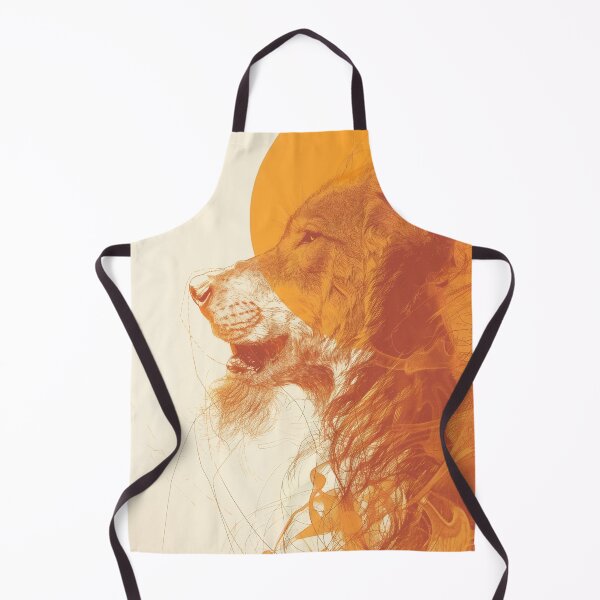 Item preview, Lycanthropy in Orange Abstract Print designed and sold by JaimeLikes.