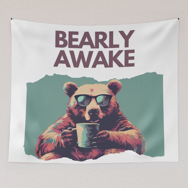 Item preview, Bearly Awake designed and sold by HippieShackAL.