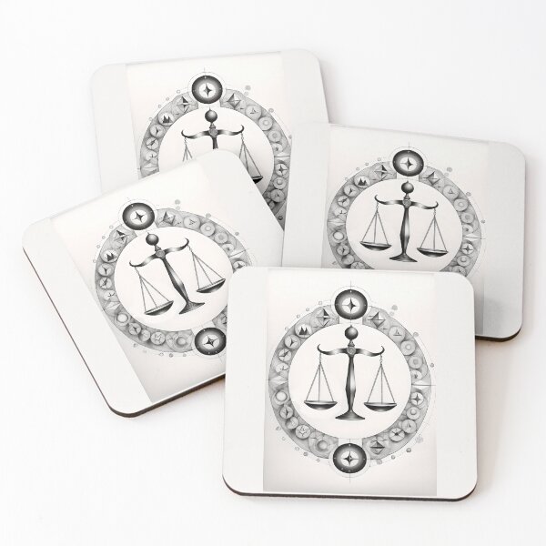 Item preview, Libra, astrological sign in the zodiac, abstract drawing designed and sold by lonelymoony.