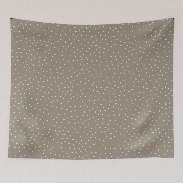 Item preview, Gray and Warm White Polka Dot Desaturated Tiny Handmade designed and sold by Geek Updated.