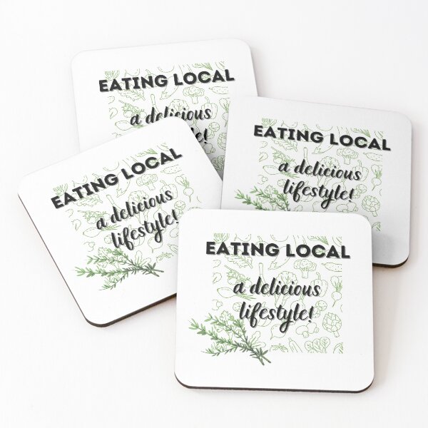 Item preview, Eat local, Eating local - a delicious lifestyle! designed and sold by alczar.
