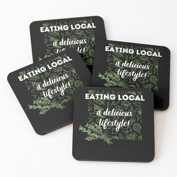 Item preview, Eat local, Eating local - a delicious lifestyle! designed and sold by alczar.