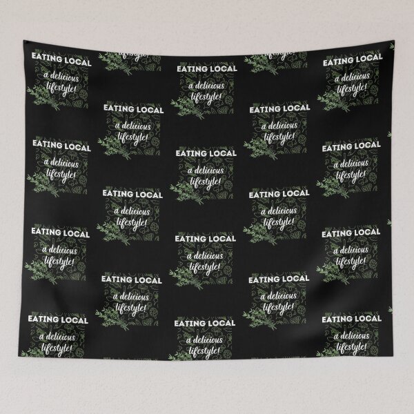 Item preview, Eat local, Eating local - a delicious lifestyle! designed and sold by alczar.