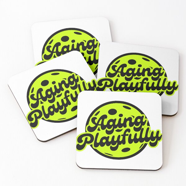 Item preview, Age PLAYFULLY with Pickleball designed and sold by Starving  Artist.