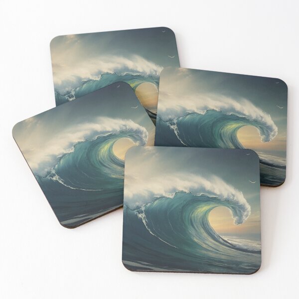 Item preview, Matte Canvas, Majestic Ocean Swell: Epic Surf Wave Art designed and sold by Tsurfinculture.