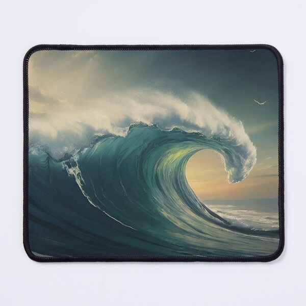Item preview, Matte Canvas, Majestic Ocean Swell: Epic Surf Wave Art designed and sold by Tsurfinculture.