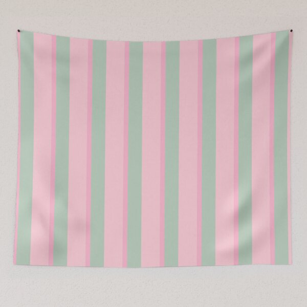 Item preview, Vertical Stripes - Green and Pink designed and sold by SilverPegasus.