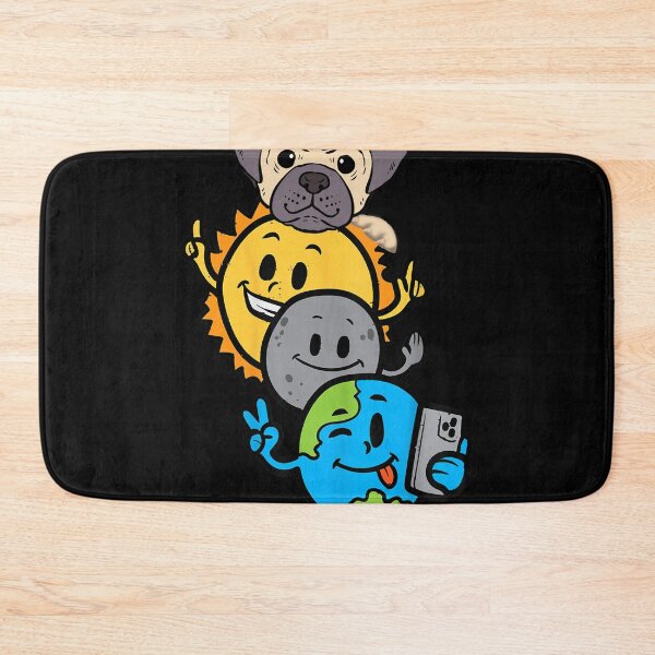 Item preview, Solar Eclipse Selfie Earth Moon Sun dog funny designed and sold by BHMARTS.