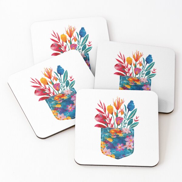 Item preview, Wildflower Pocket | Cute Floral Pocket For Women flowers Lover Gift designed and sold by JUSTBEELEGANT.