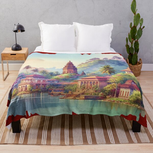 Artikelvorschau, 3D-Skizze einer Landschaft in Sri Lanka – Schöne Aussicht auf Ceylon, entworfen und verkauft von PaintMeWorld.