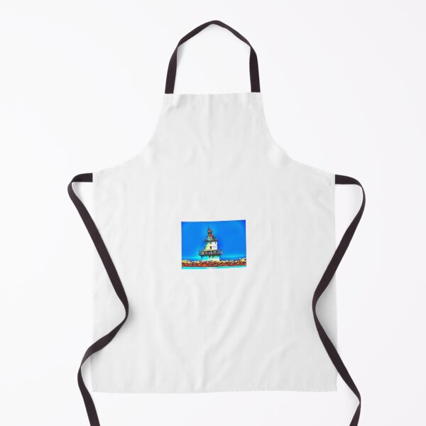 Item preview, Brandywine Shoal Lighthouse Delaware Bay New Jersey Abstract designed and sold by BradKnorrArt.