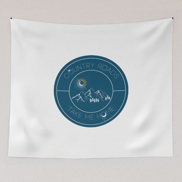 Item preview, Country Roads (Take Me Home) designed and sold by Jellywyrm Art Shoppe.