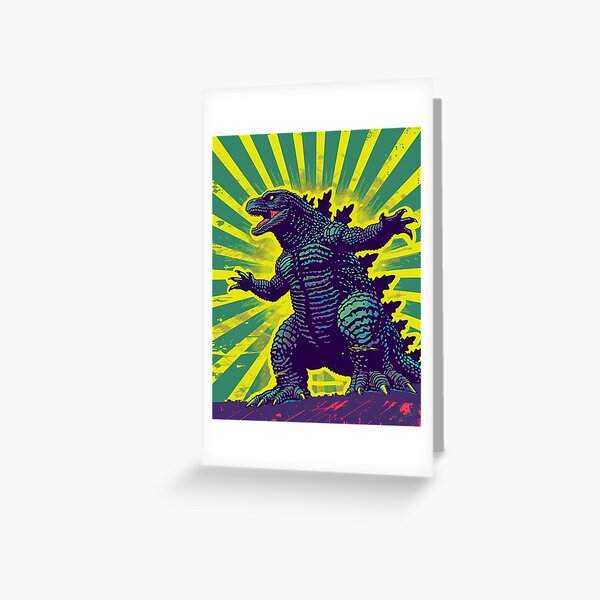 Item preview, Pop Art Godzilla designed and sold by NatureStyle555.