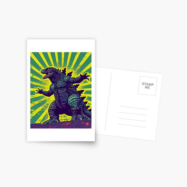 Item preview, Pop Art Godzilla designed and sold by NatureStyle555.