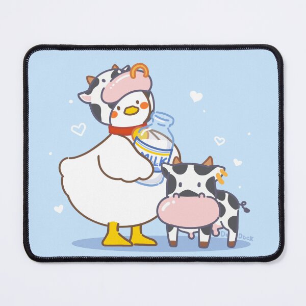 Aperçu de l'œuvre Dake Duck et jolie vache - Dake Duck créée et vendue par DakeDuck.