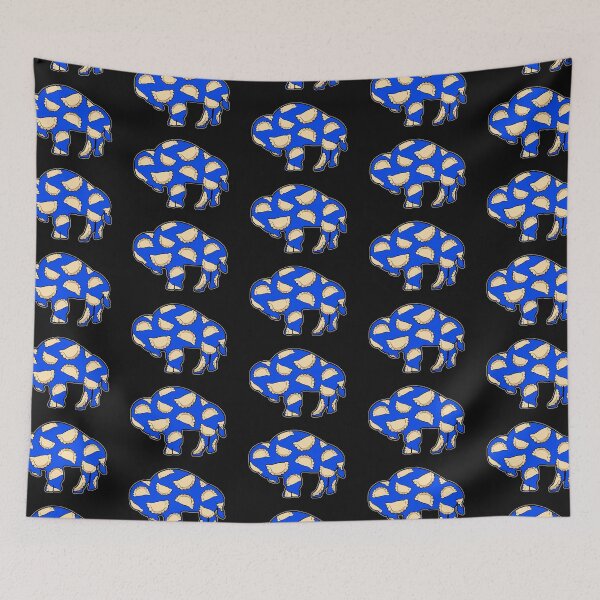 Item preview, Buffalo Pierogi Silhouette - Blue designed and sold by bamatt30.