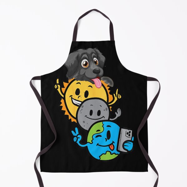 Item preview, Solar Eclipse Selfie Earth Moon Sun puppy funny designed and sold by BHMARTS.