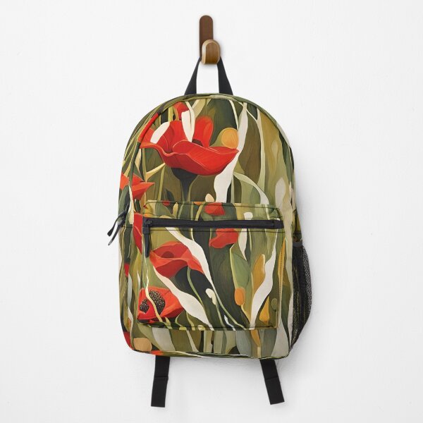 Item preview, Poppy Field Near Marmaris Abstract Art 1 designed and sold by taiche.