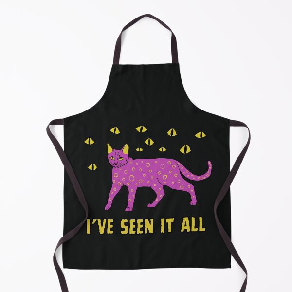 Item preview,  Witch Pink Cat - I've seen it all - Feline Familiar designed and sold by ButtonBonanza.