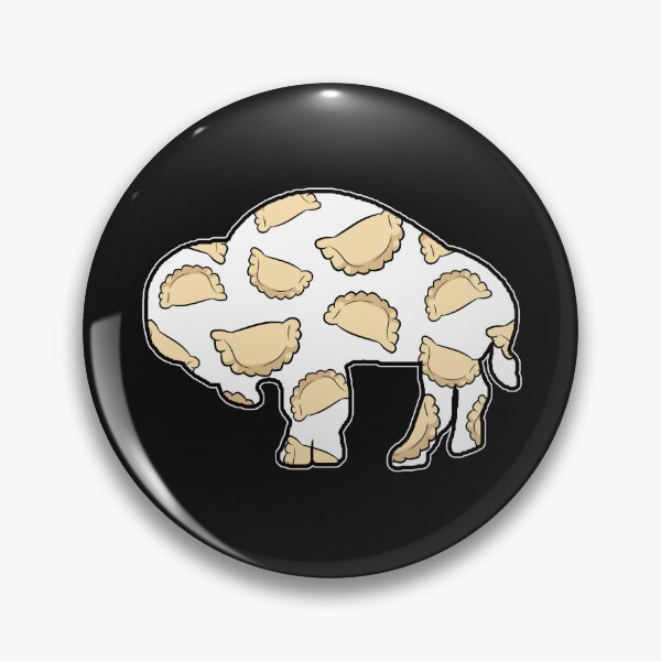 Item preview, Buffalo Pierogi Silhouette - White designed and sold by bamatt30.