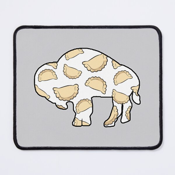 Item preview, Buffalo Pierogi Silhouette - White designed and sold by bamatt30.