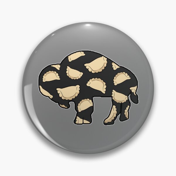 Item preview, Buffalo Pierogi Silhouette - Black designed and sold by bamatt30.