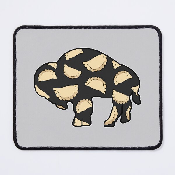 Item preview, Buffalo Pierogi Silhouette - Black designed and sold by bamatt30.