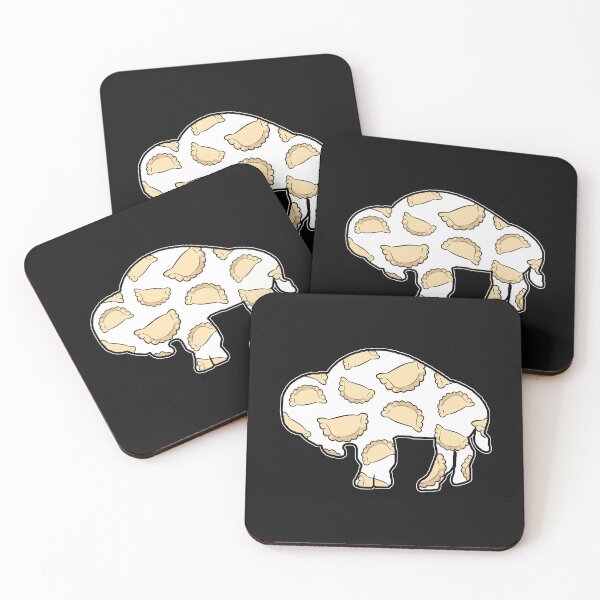 Item preview, Buffalo Pierogi Silhouette - White designed and sold by bamatt30.
