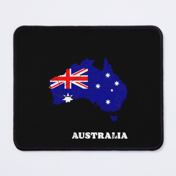 Item preview, Australia Flag Map Wood Effect designed and sold by Blok45.