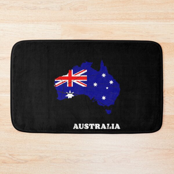 Item preview, Australia Flag Map Wood Effect  designed and sold by Blok45.