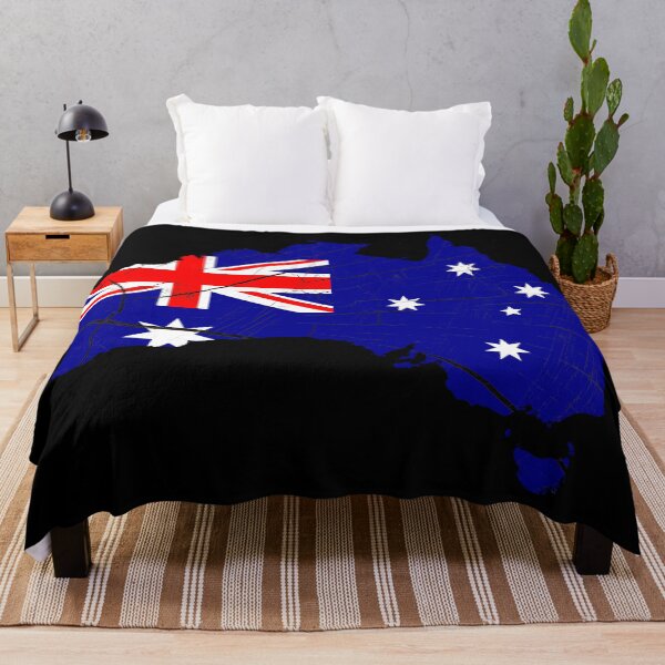 Item preview, Australia Flag Map Wood Effect  designed and sold by Blok45.