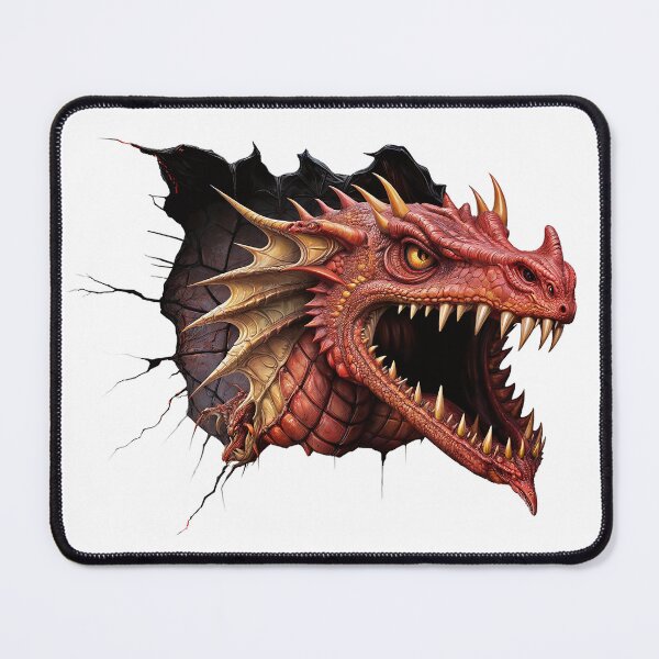 Item preview, Dragon in the hole. 3D anamorphic illusion. designed and sold by twisted-dot.