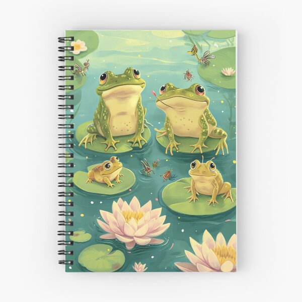 Item preview, Cheerful Jumping Frogs designed and sold by cute-animals99.