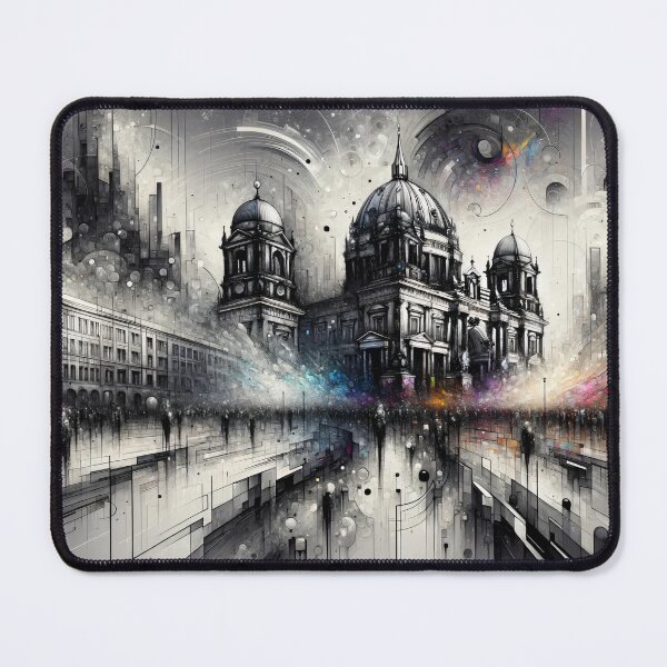 Item preview, Berlin's Historic Heartbeat: Nightfall's Monochrome Magic designed and sold by leyfinder.