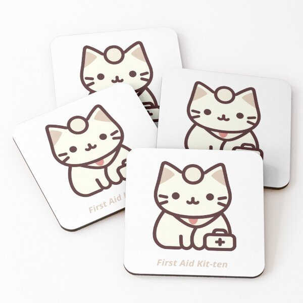 Item preview, First Aid Kit-ten cute kitten nurse designed and sold by PatrykT94.