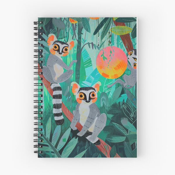 Item preview, Jungle Disco Lemurs designed and sold by cute-animals99.