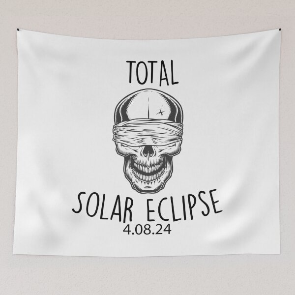 Item preview, Solar Eclipse Funny Skeleton  designed and sold by BHMARTS.