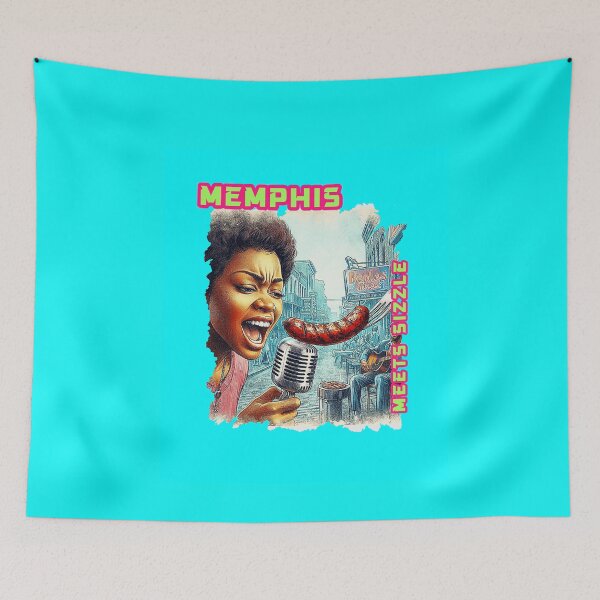 Item preview, Memphis Sizzle, Sausage on a Fork, Tennessee designed and sold by Get-Forked.