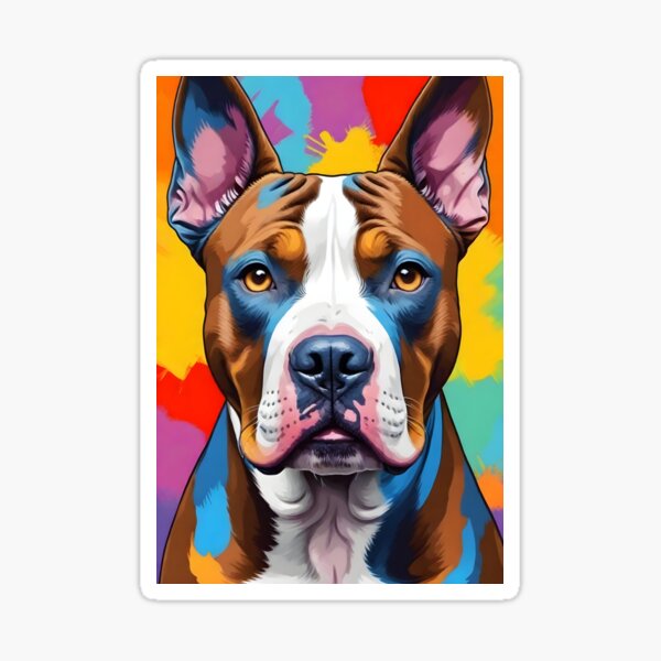 Item preview, American Pit Bull Terrier Art designed and sold by WildlifeInc.