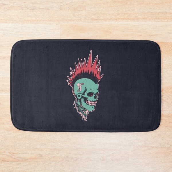 Item preview, Punk Skull with Mohawk designed and sold by ArtCraftLab.
