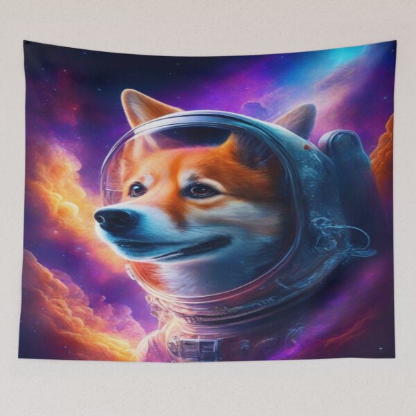 Item preview, Cosmic Canine Odyssey designed and sold by Enchanting Art Vista.