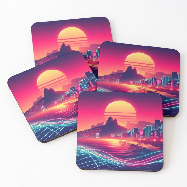 Artikelvorschau, Retro-Wellen-Ipanema-Sonnenuntergang entworfen und verkauft von Israelbeck7.