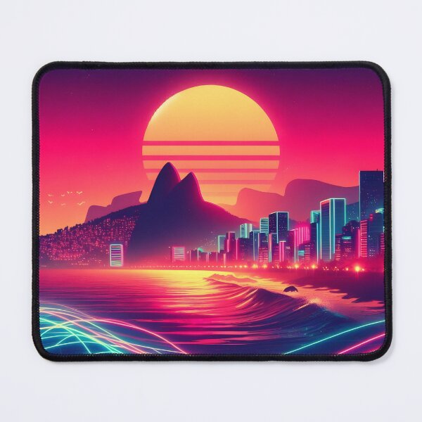 Item preview, Retro Wave Ipanema Sunset designed and sold by Israelbeck7.